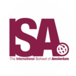 Logo van International School of Amsterdam bij review door Nathalia Lima