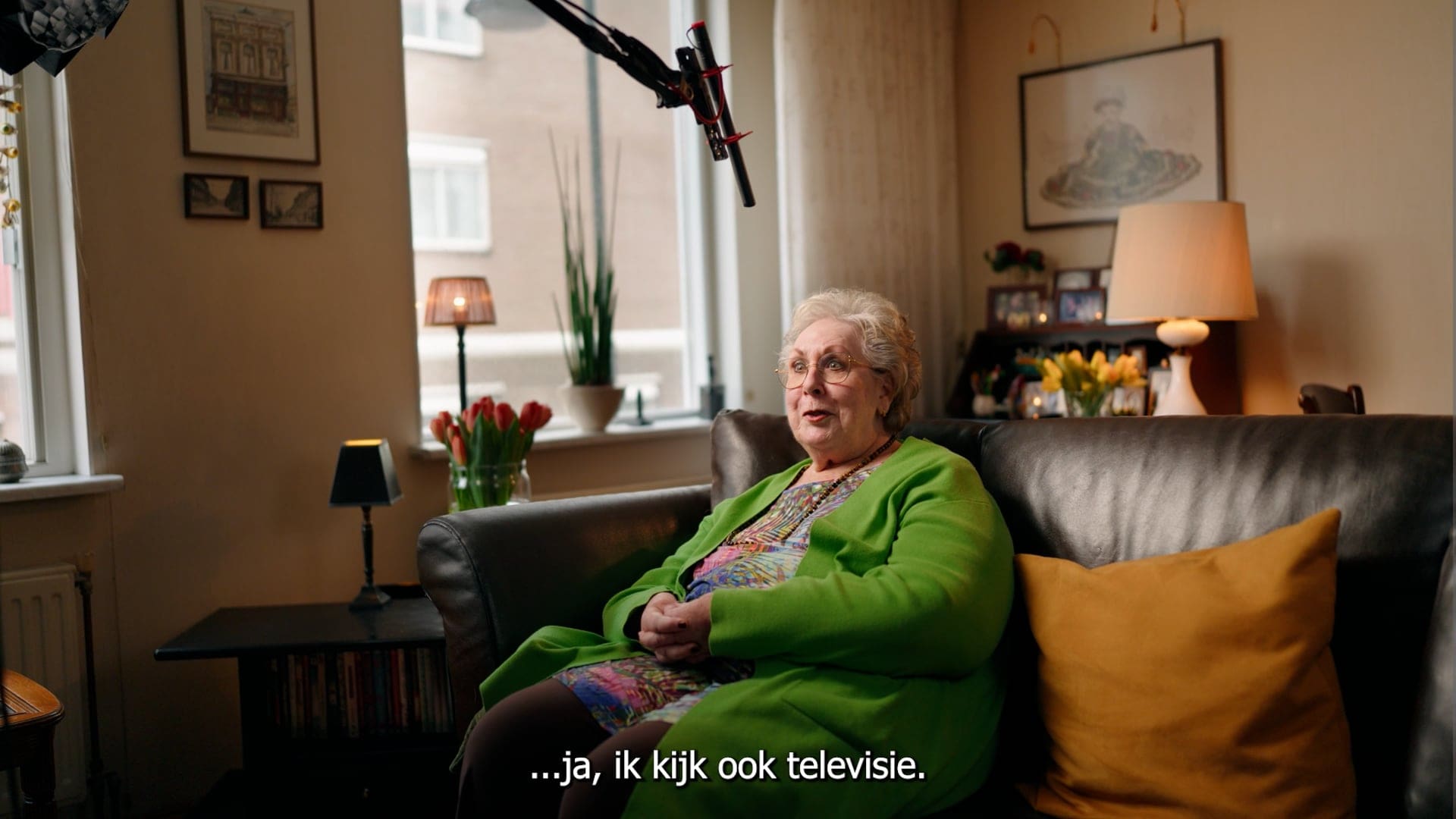 Cliënt van Vierstroom Zorg Thuis tijdens interview in employer branding video